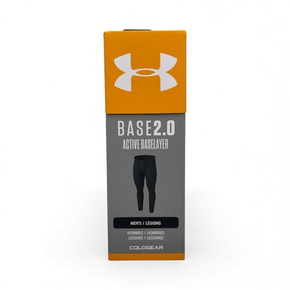 Under Armour Active 2.0 BaseLayer Men's Medium Leggings 1343247 ColdGear NEW